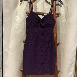 Macy’s Sparkly Purple Hoco Dress